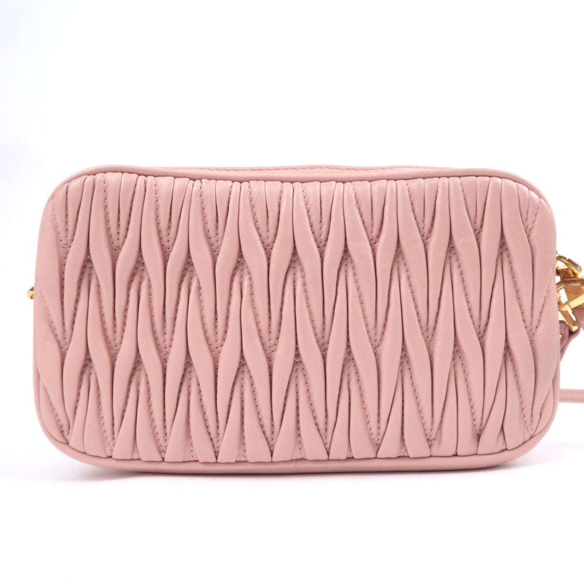 MIU MIU Matelasse Leather Small Shoulder Bag