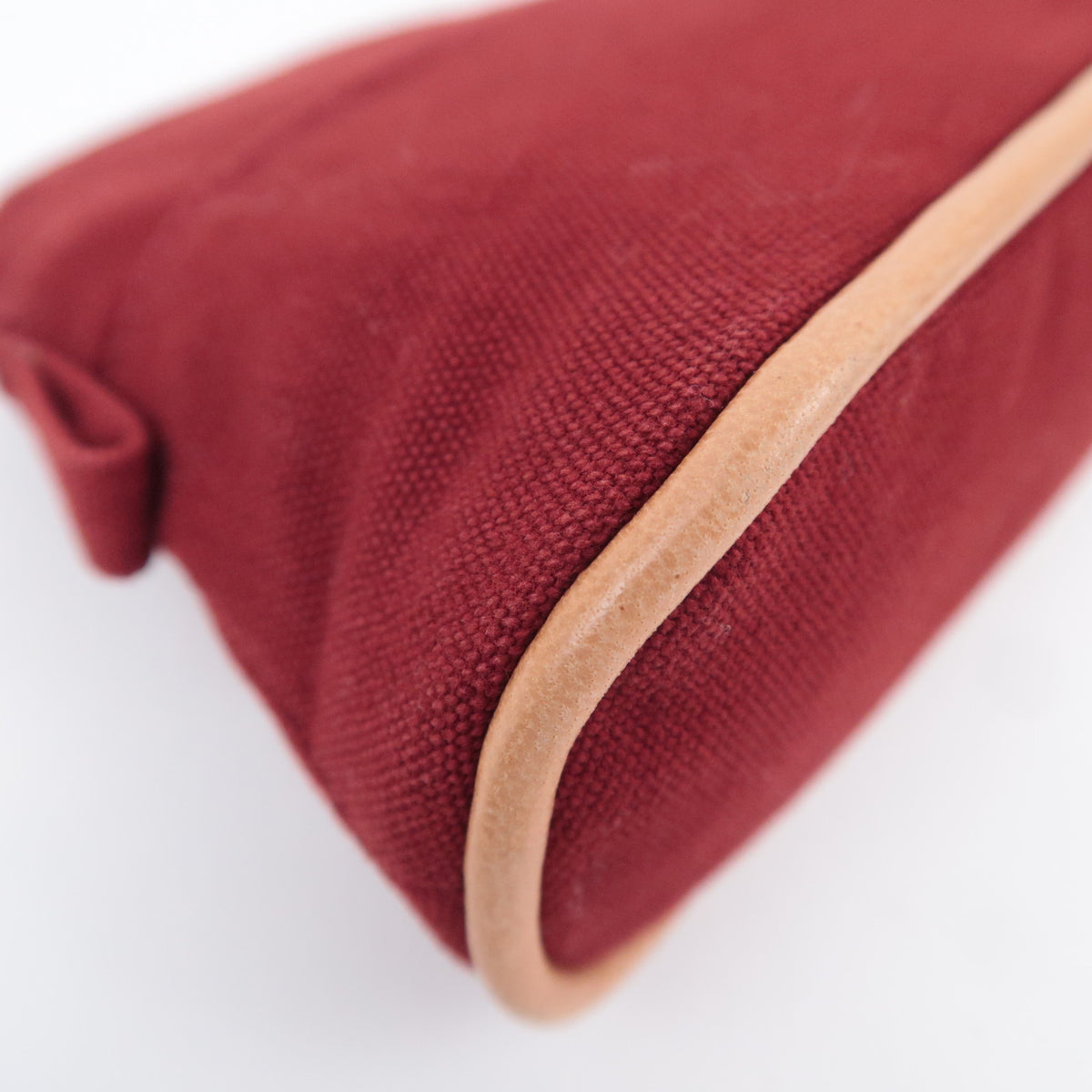 HERMES Bolide Pouch Mini Mini 15 Canvas Bordeaux
