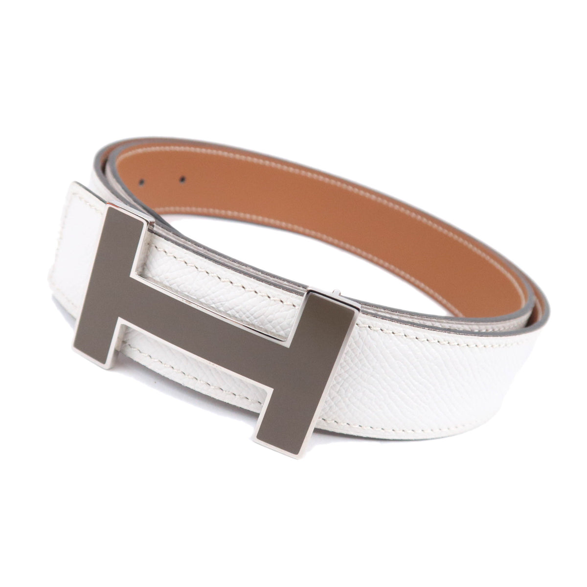 HERMES Constance H Reversible Belt Size 85 □N Stamp (2010)93230