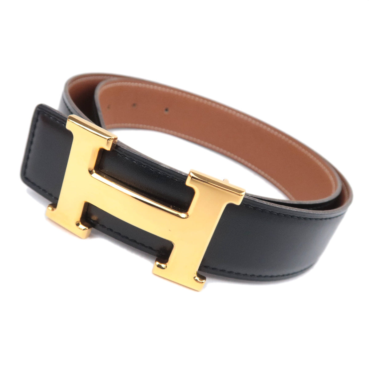 HERMES Constance H Reversible Belt Size 75 "〇Z" Stamp (1996)93231