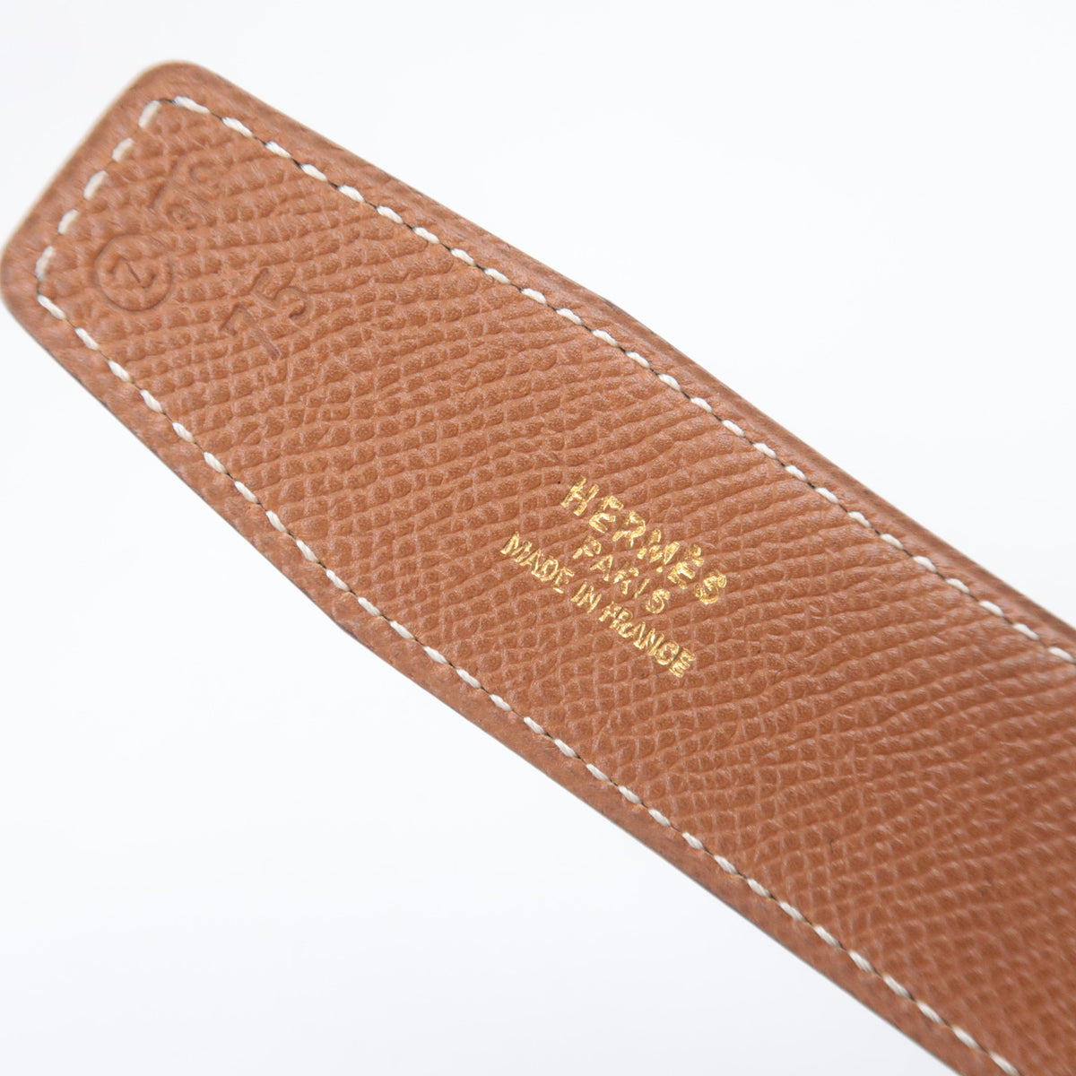 HERMES Constance H Reversible Belt Size 75 "〇Z" Stamp (1996)