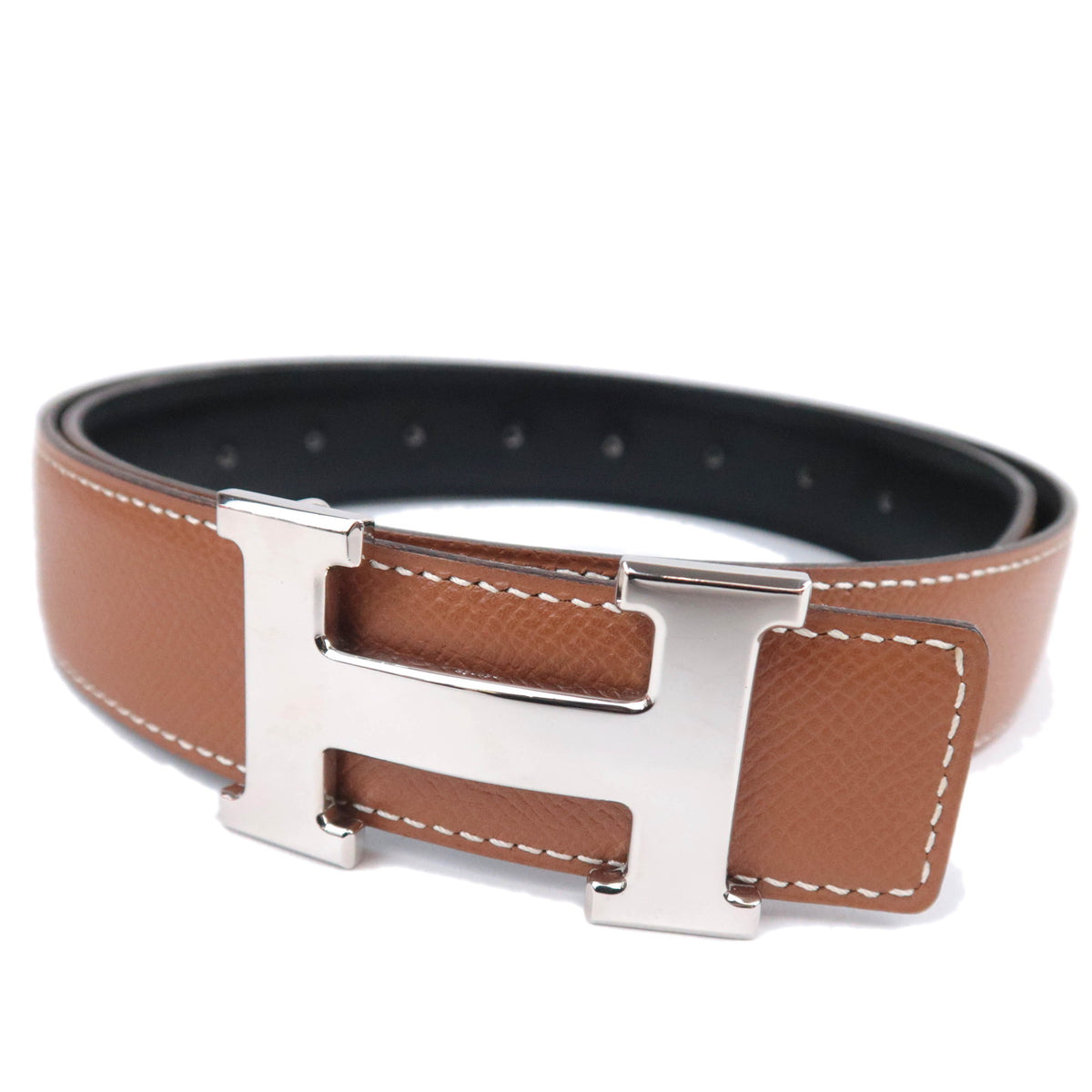 HERMES Constance H Reversible Belt Size 85 □D Stamp (2000)93232