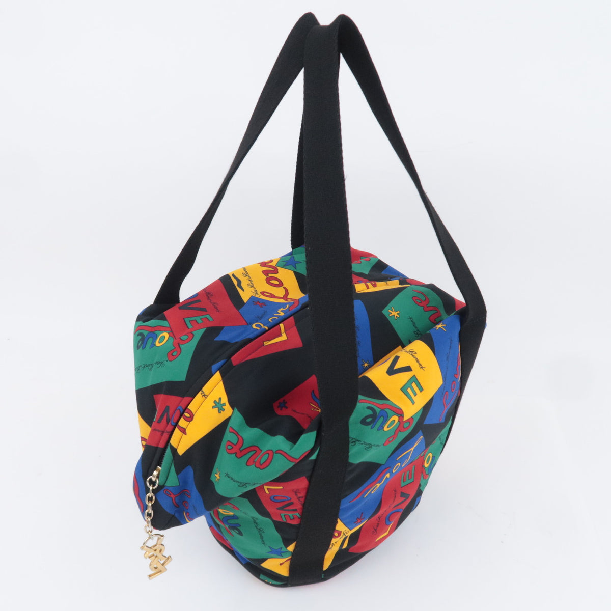 SAINT LAURENT YSL "LOVE" Print Shoulder Bag