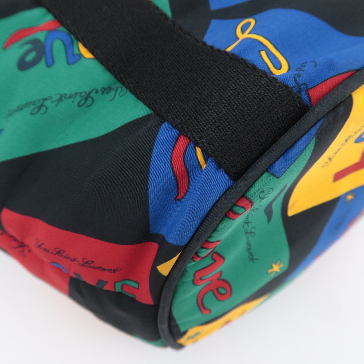 SAINT LAURENT YSL "LOVE" Print Shoulder Bag