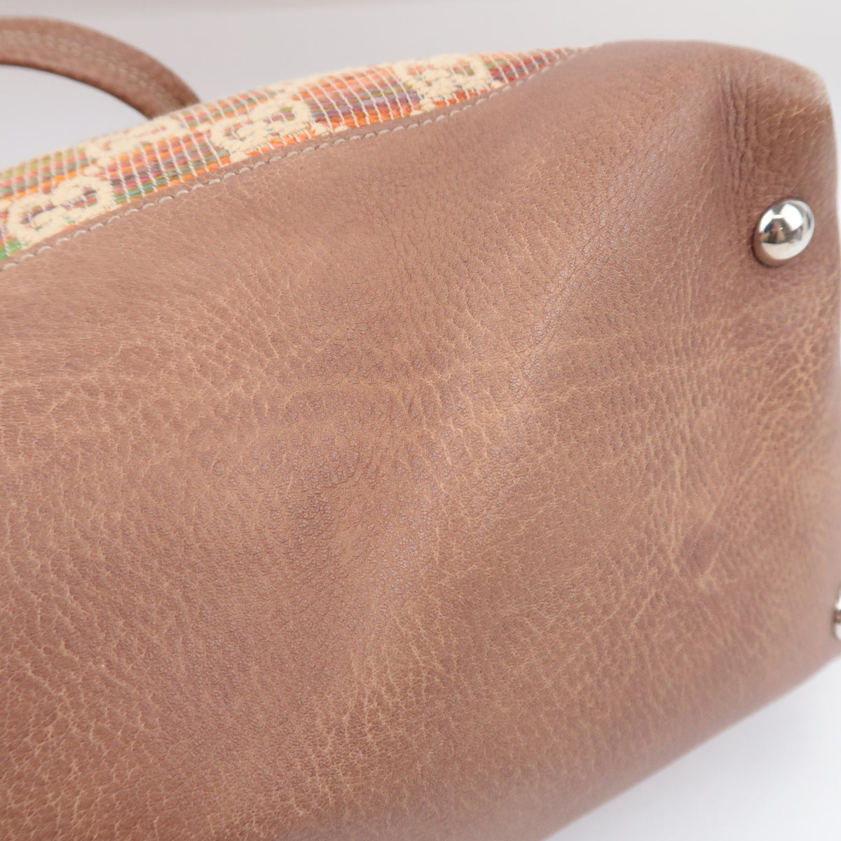 GUCCI Paglia GG Tote Bag Sunset Stripe 232943
