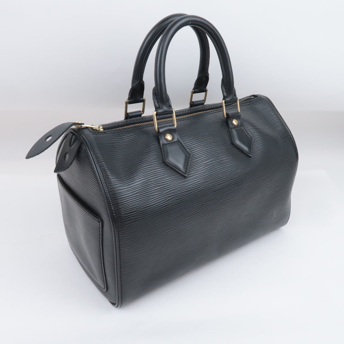 Louis Vuitton Epi Speedy 25 Handbag Noir M59032