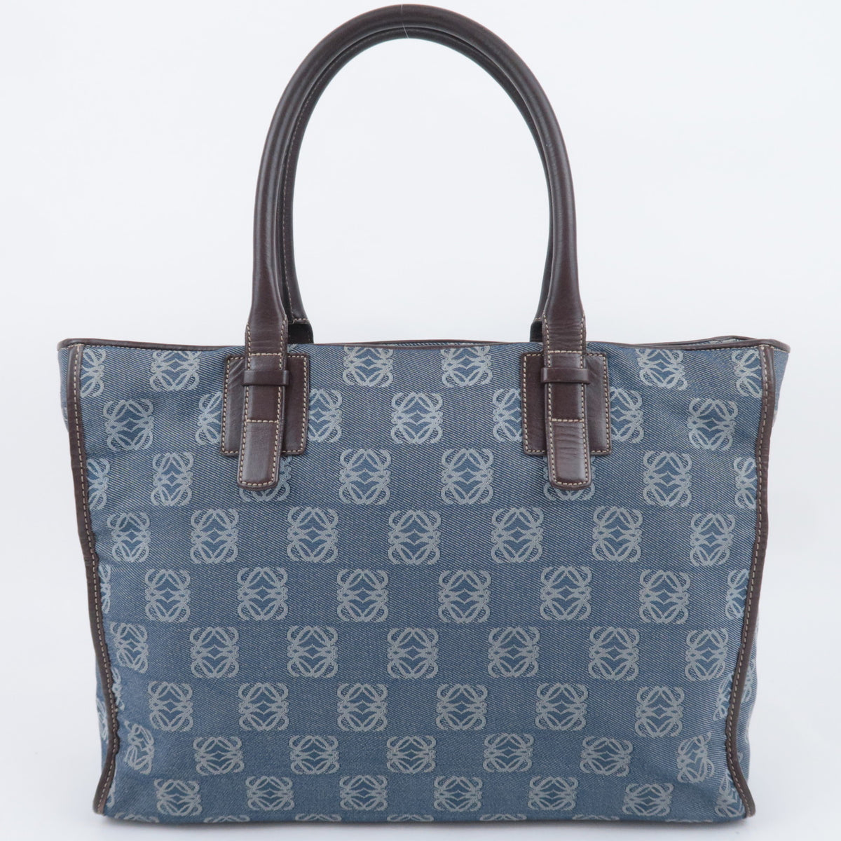 LOEWE Repeat Anagram Denim Tote Bag