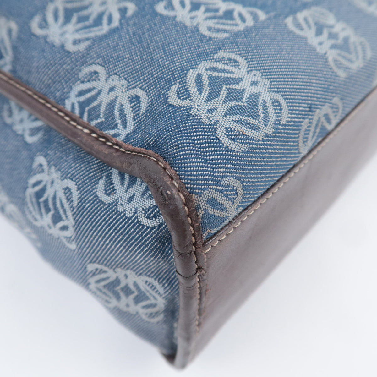 LOEWE Repeat Anagram Denim Tote Bag