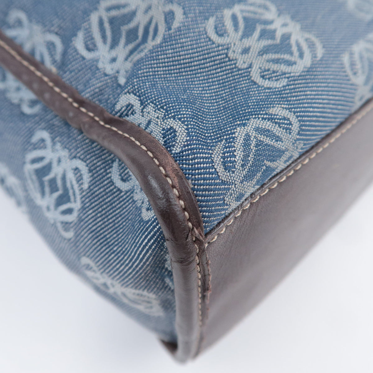 LOEWE Repeat Anagram Denim Tote Bag