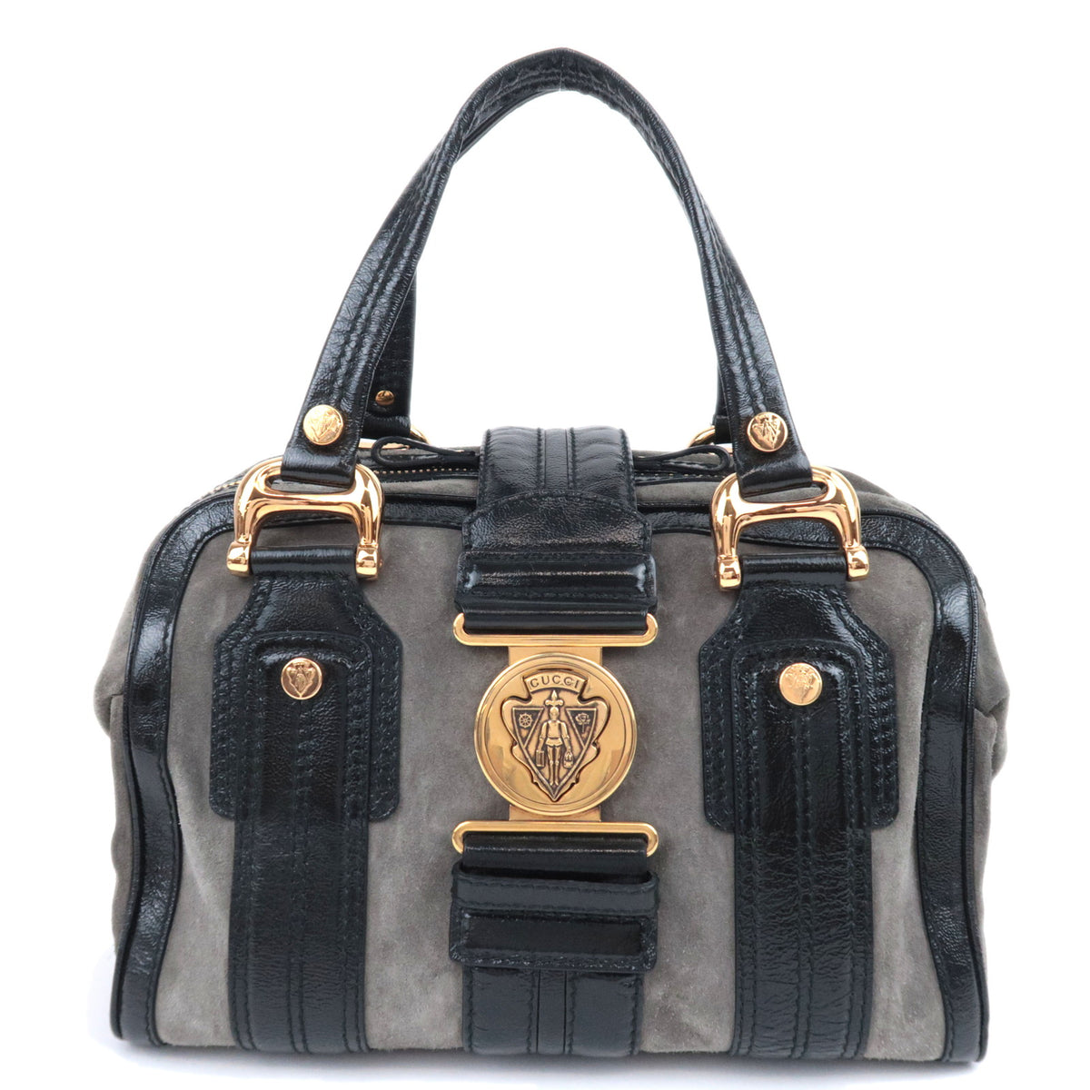 GUCCI Hysteria Aviatrix Suede Boston 18623593270
