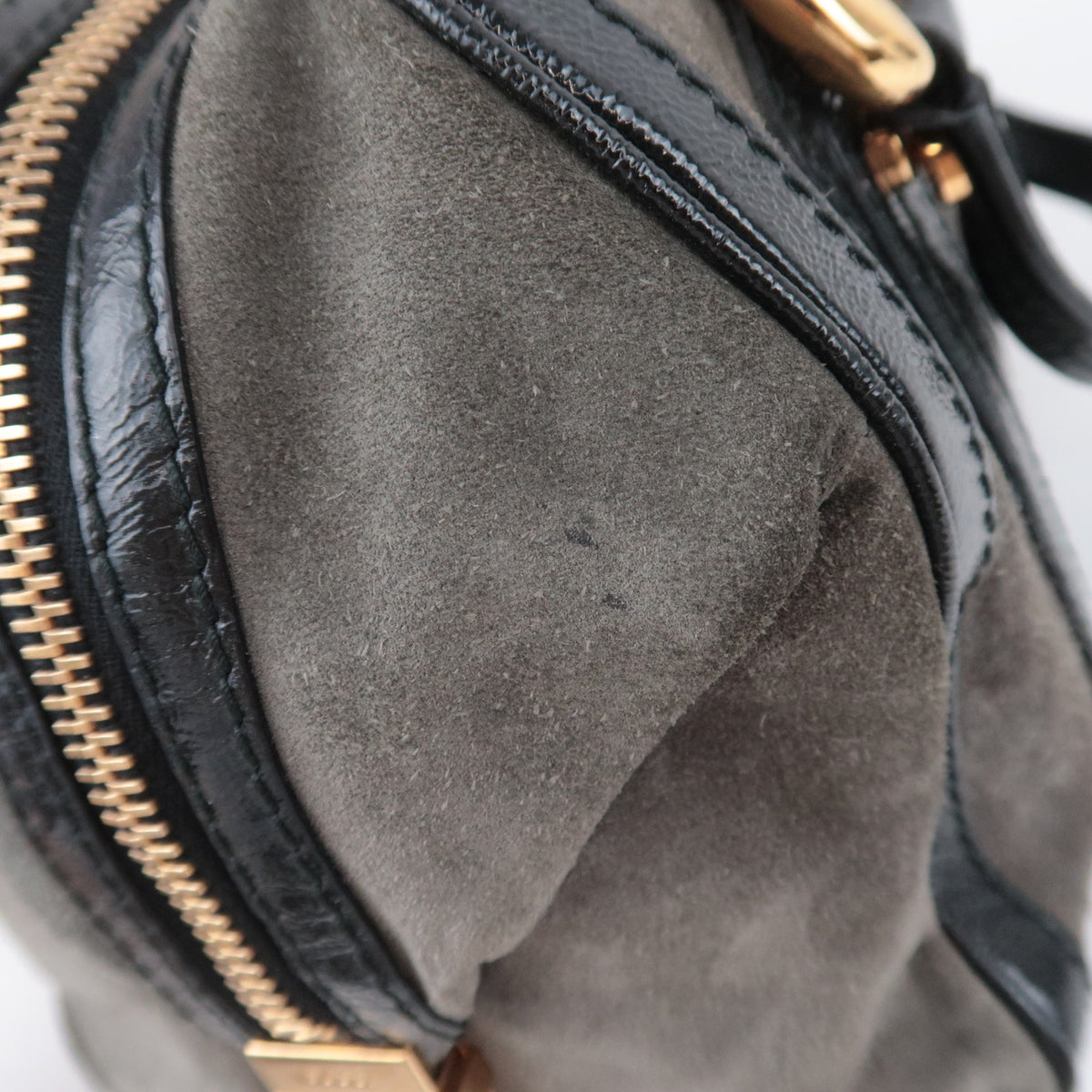 GUCCI Hysteria Aviatrix Suede Boston 186235