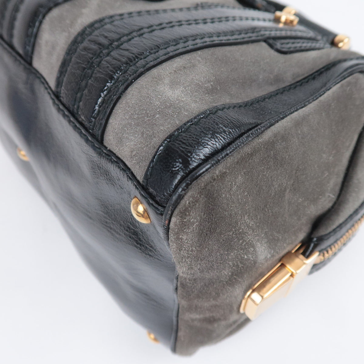 GUCCI Hysteria Aviatrix Suede Boston 186235