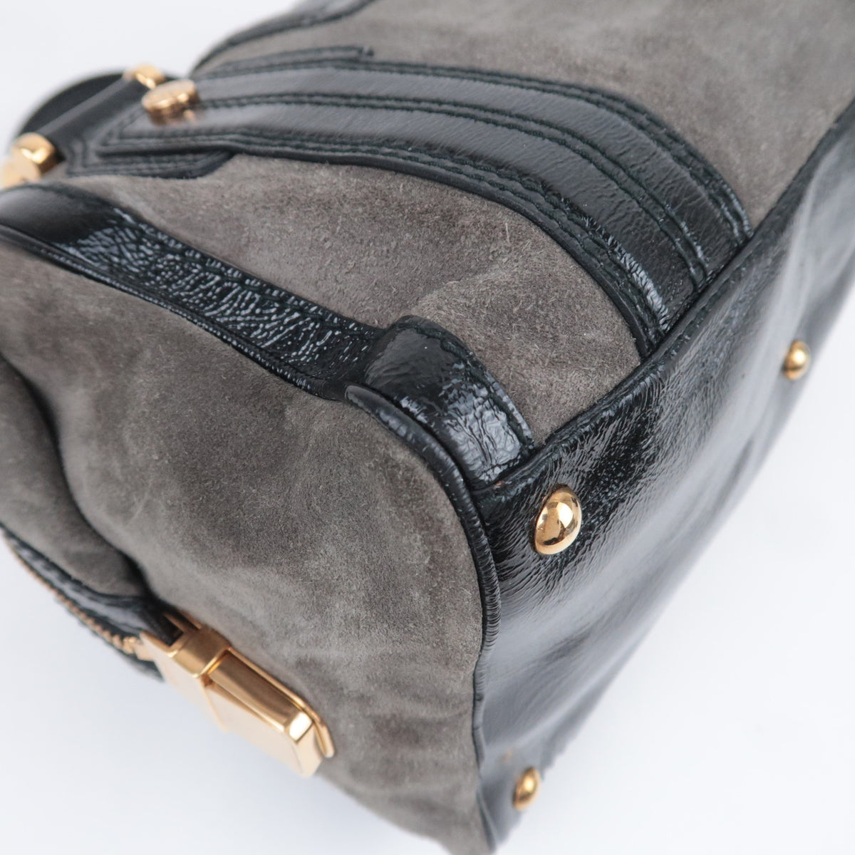 GUCCI Hysteria Aviatrix Suede Boston 186235