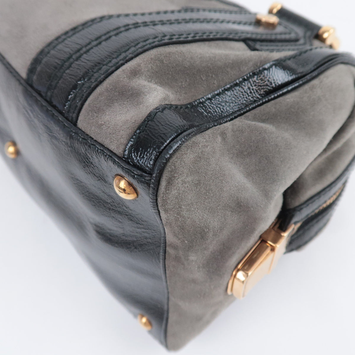GUCCI Hysteria Aviatrix Suede Boston 186235
