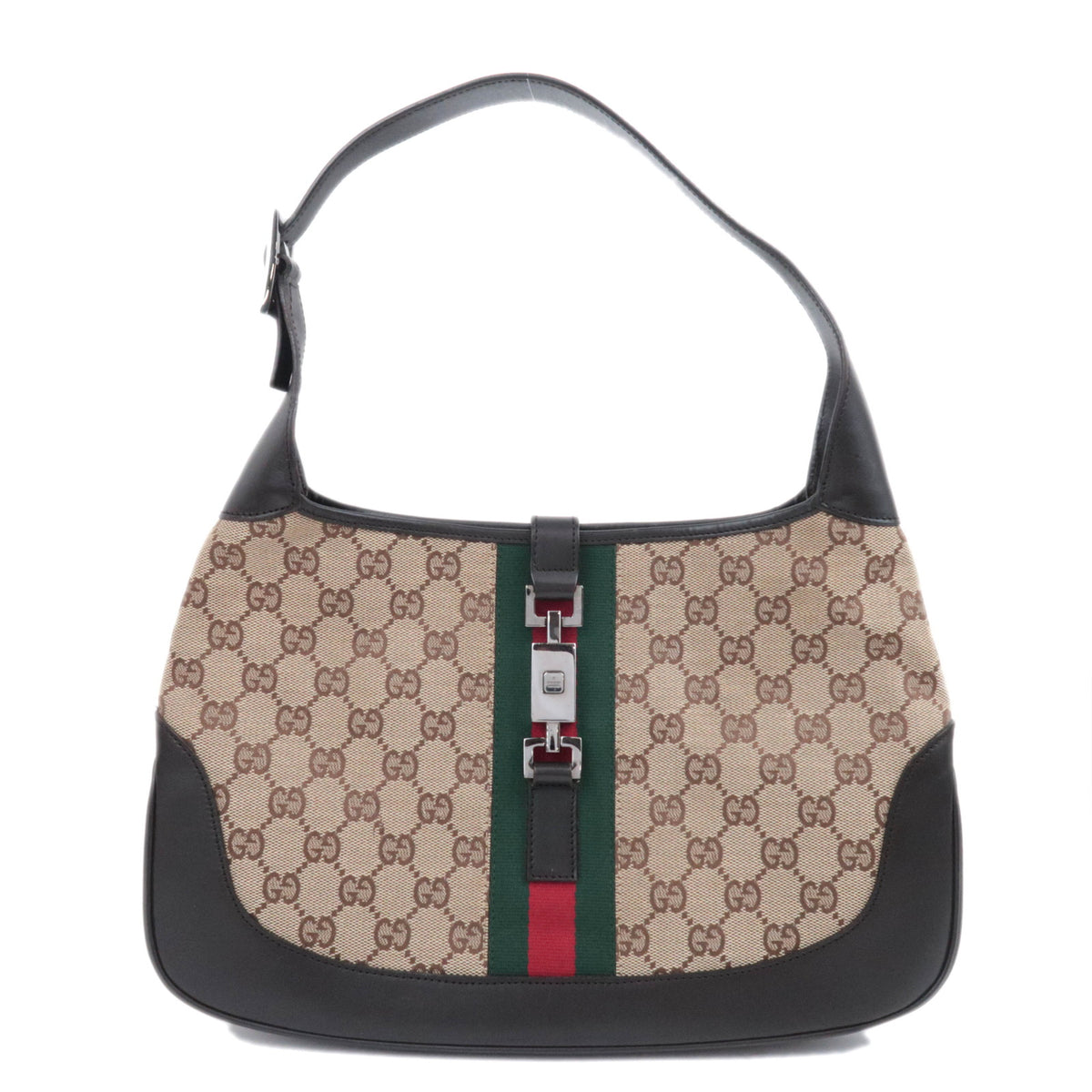 GUCCI Sherry Jackie GG Canvas Shoulder Bag 0096393271