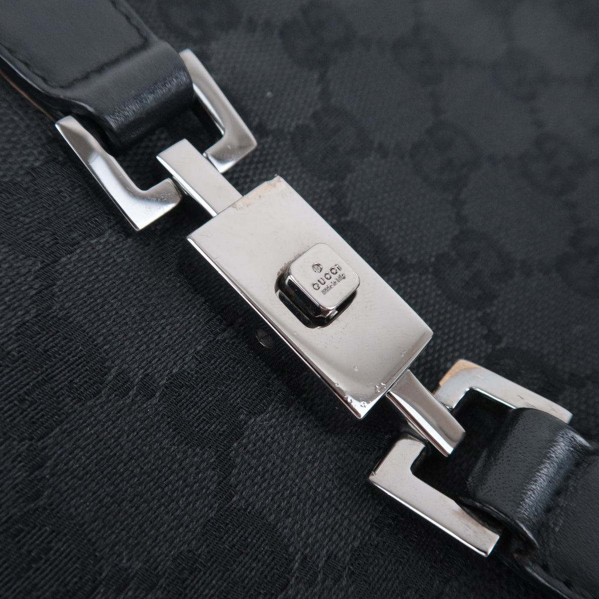 GUCCI Jackie GG Canvas Shoulder Bag 01719