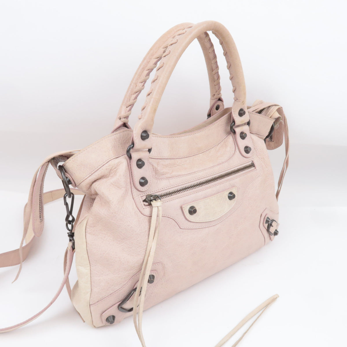 BALENCIAGA The Town 2Way Leather Handbag 240579