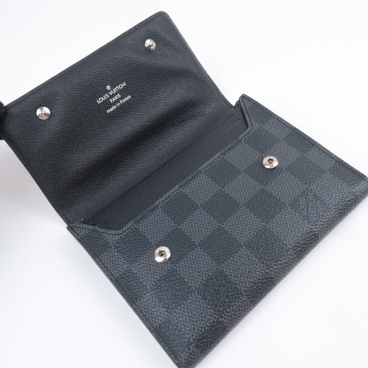 Louis Vuitton Damier Graphite Portefeuille Compact Modulable Wallet N63083