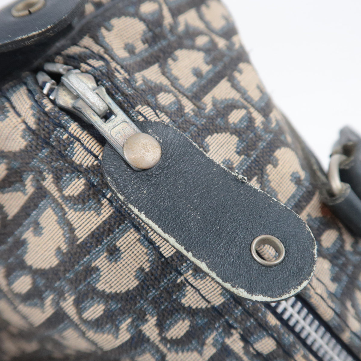 Christian Dior Trotter Canvas Boston Bag