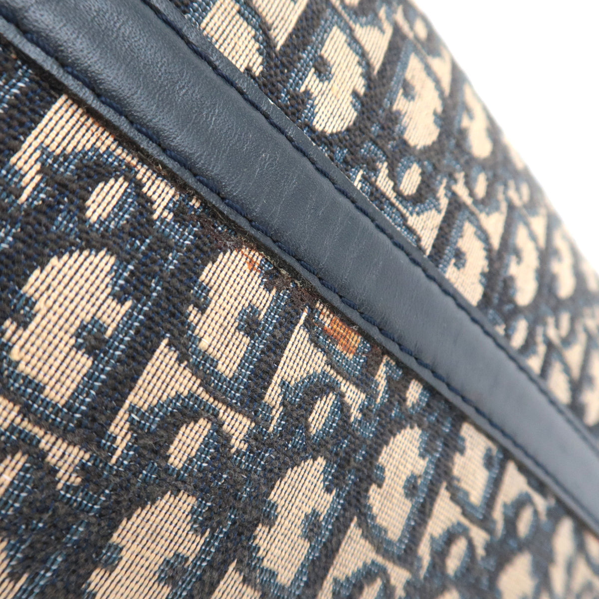 Christian Dior Trotter Canvas Boston Bag