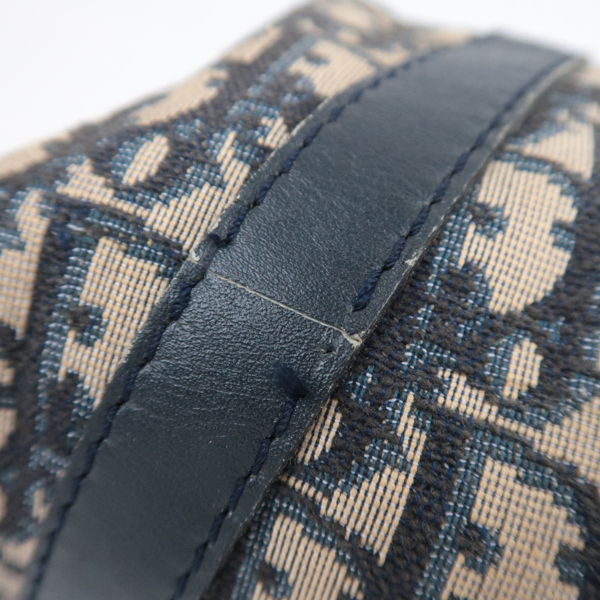 Christian Dior Trotter Canvas Boston Bag