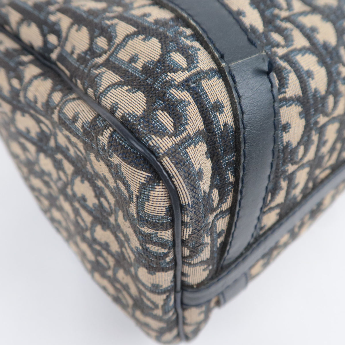 Christian Dior Trotter Canvas Boston Bag