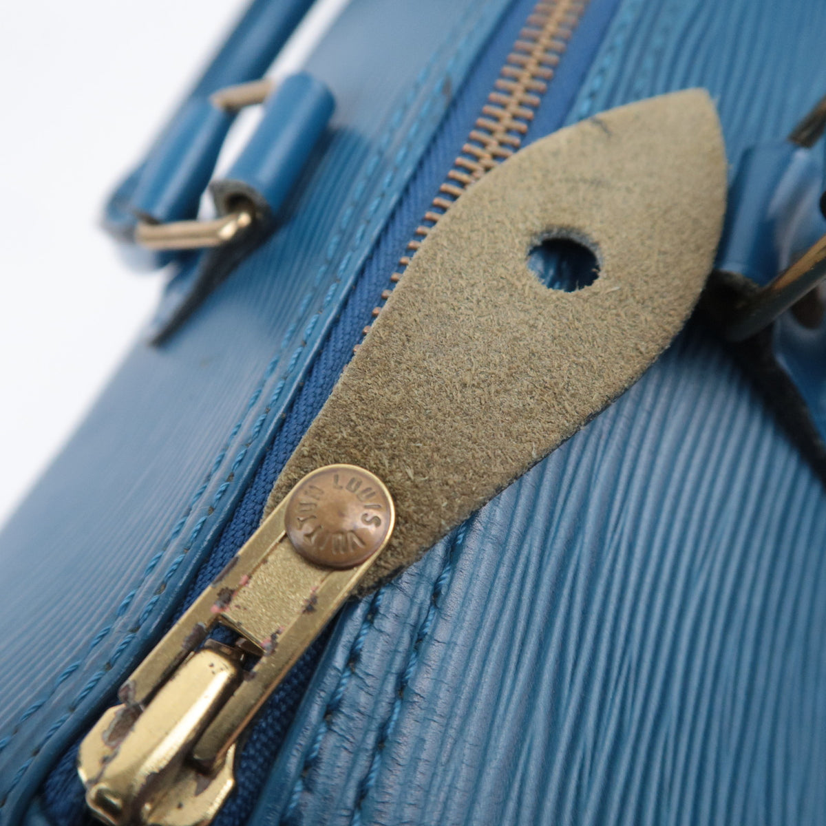 Louis Vuitton Epi Speedy 25 Toledo Blue M43015
