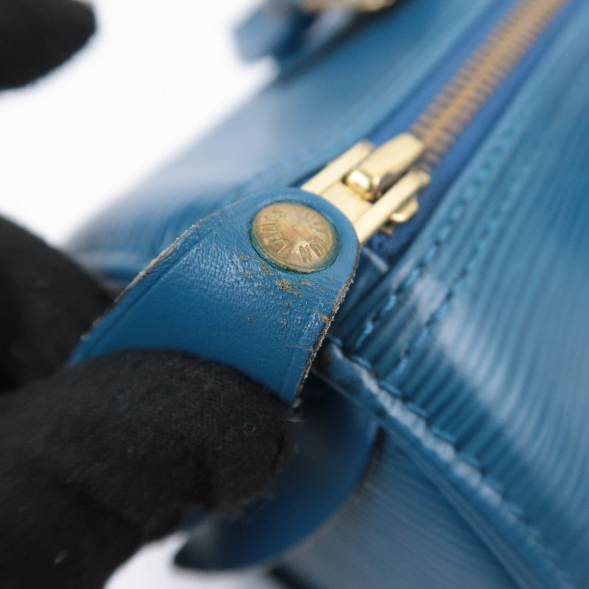Louis Vuitton Epi Speedy 25 Toledo Blue M43015