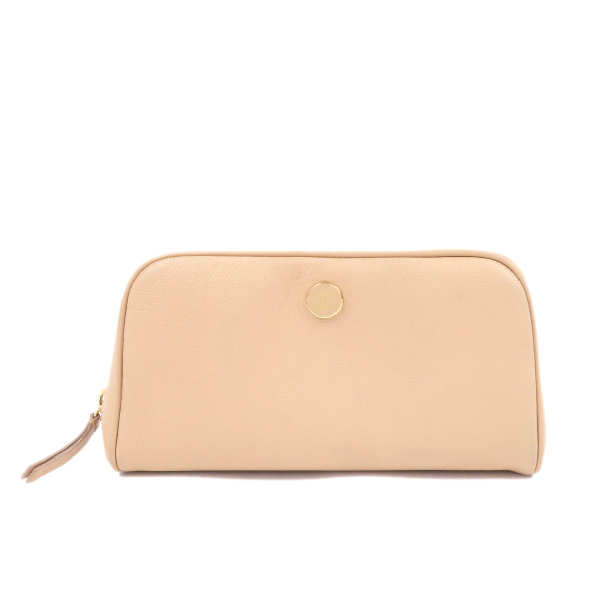 CHANEL Coco Button Small Cosmetic Pouch Caviarskin93390