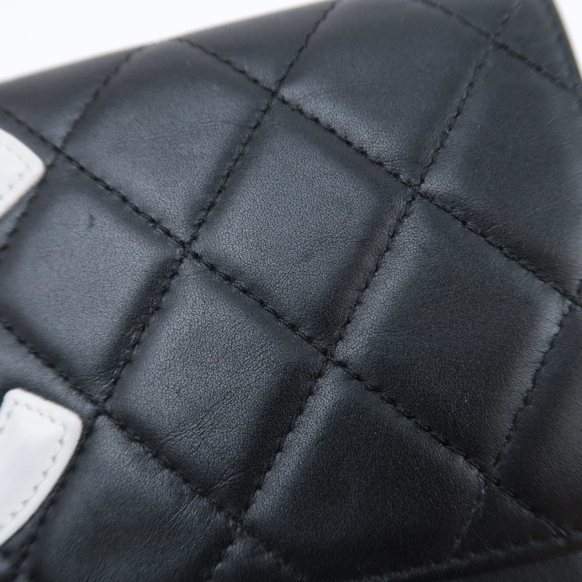 CHANEL Cambon Line Bi-Fold Wallet Lambskin