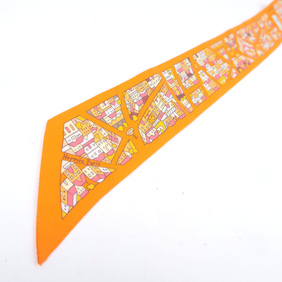 HERMES Twilly Scarf Faubourg 24