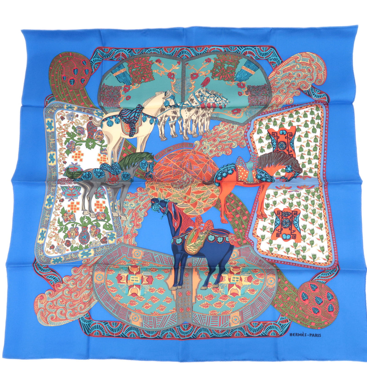 HERMES Carre 90 Scarf ART des STEPPES93403