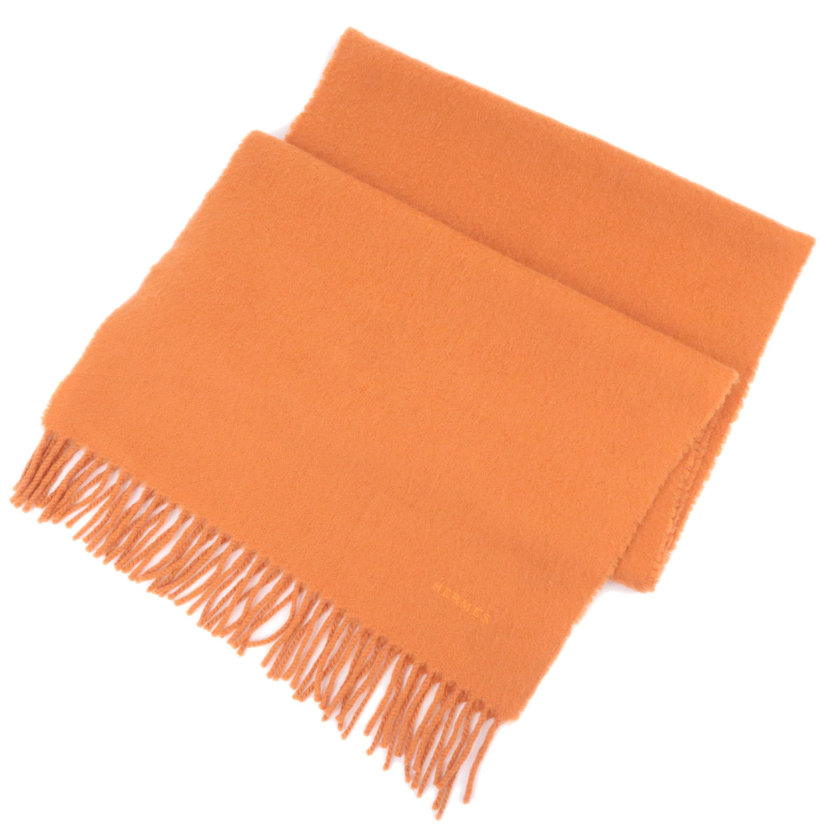 HERMES Fringe Cashmere 100% Scarf93408