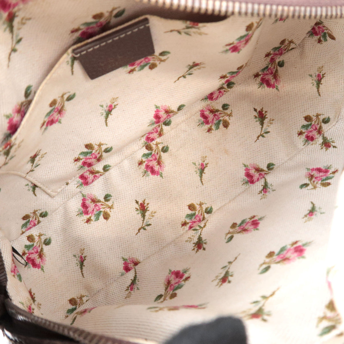 GUCCI Neo Vintage Tiger Head GG Supreme Shoulder Bag 476466