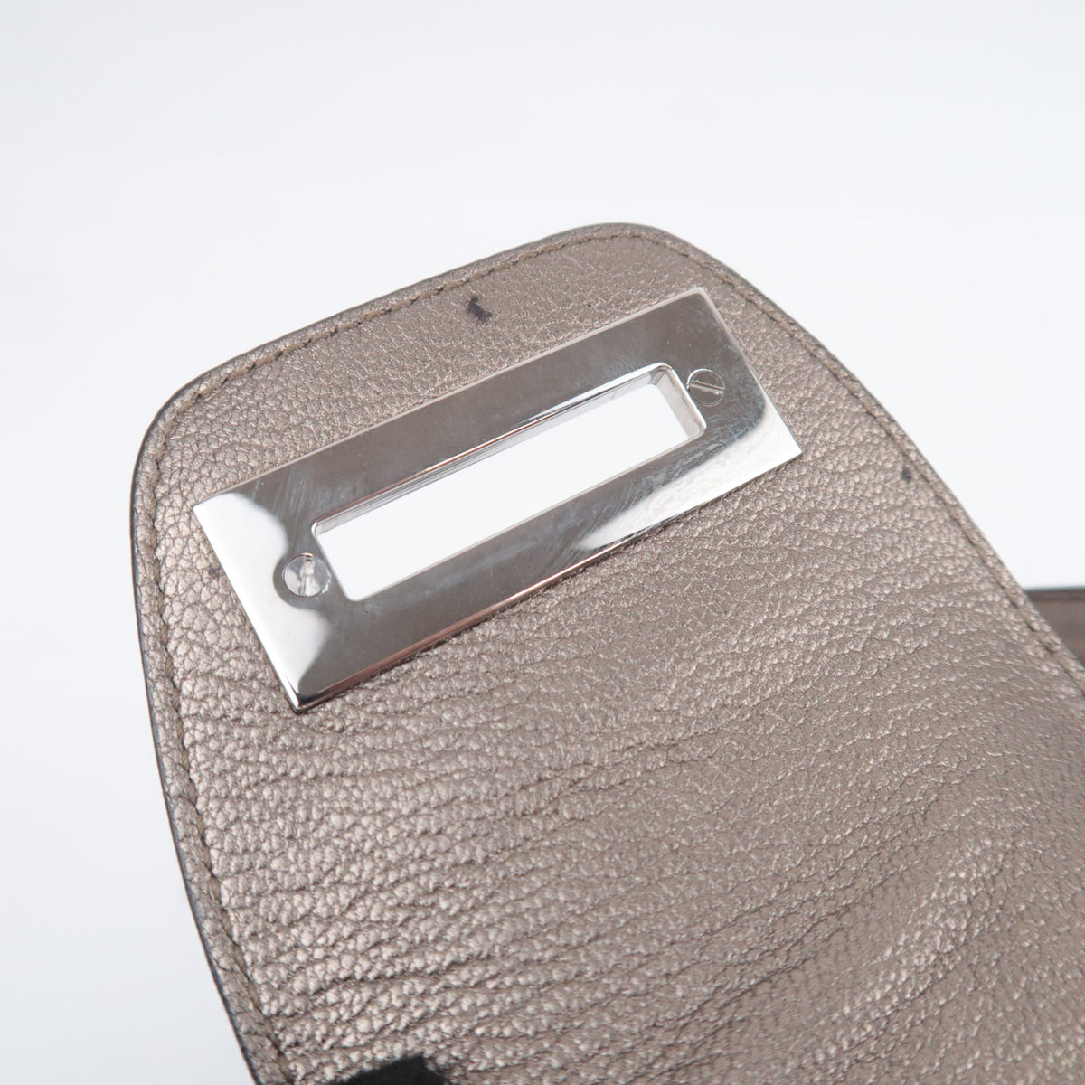 Ferragamo Gancini Leather Shoulder Bag