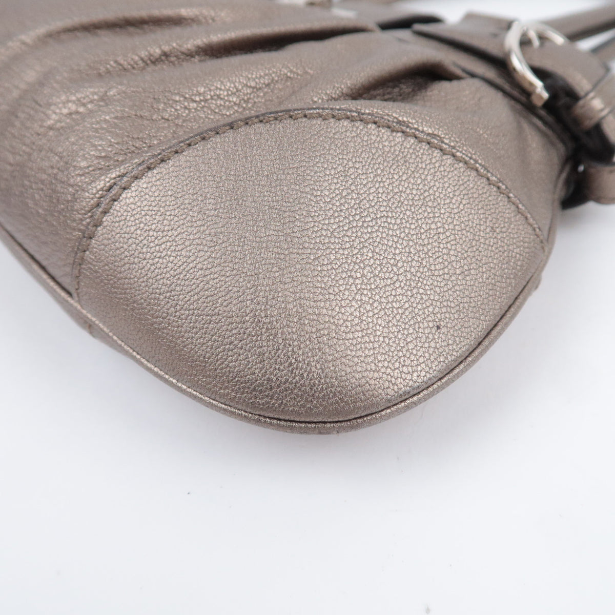 Ferragamo Gancini Leather Shoulder Bag