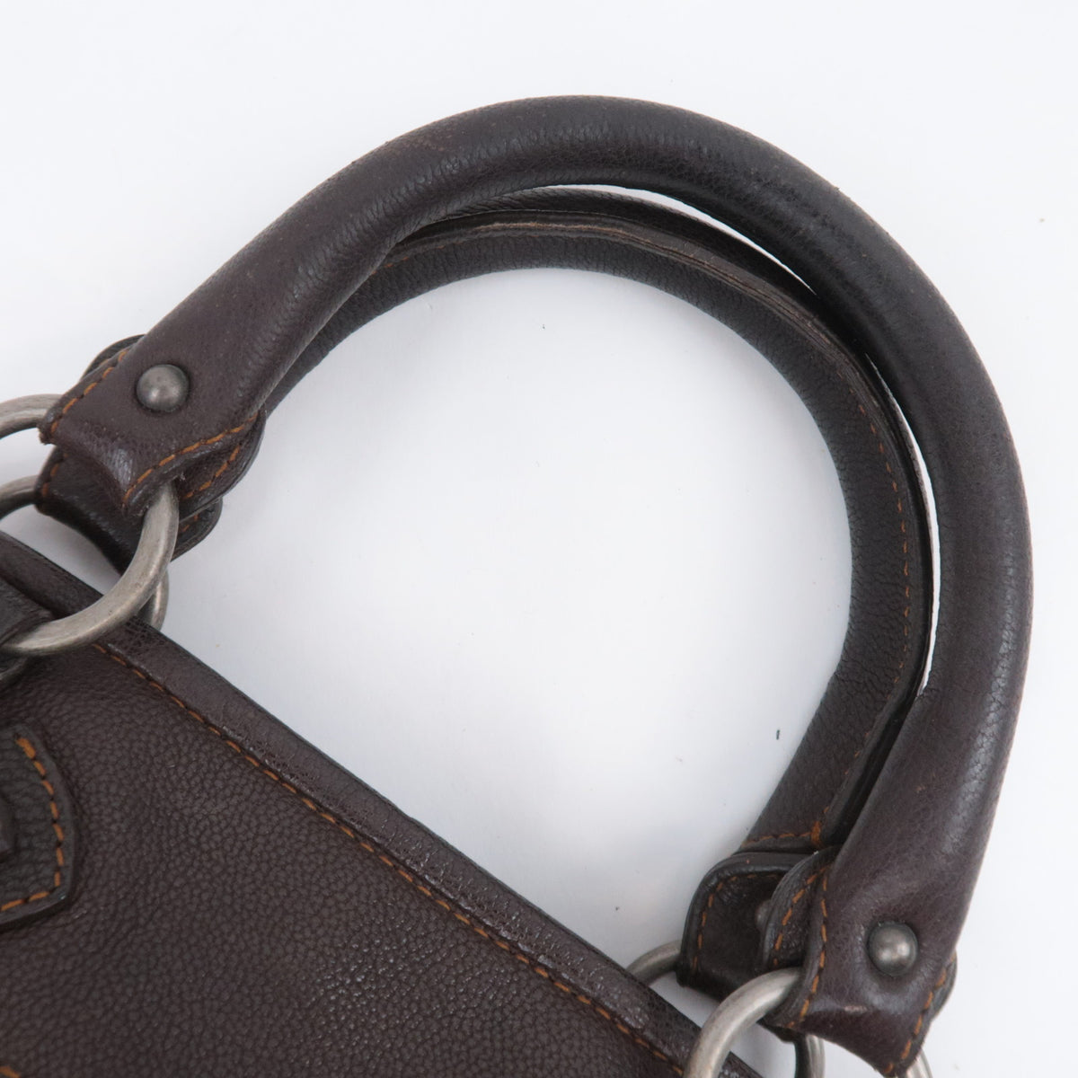 Christian Dior Trotter Small Canvas Leather Handbag