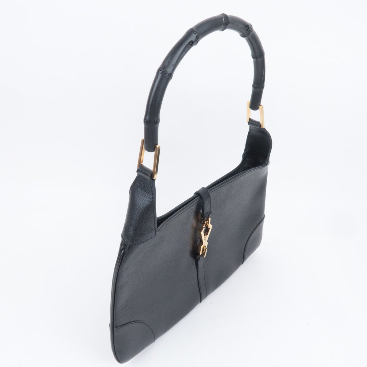 GUCCI Bamboo Kandinsky Jackie Leather Shoulder Bag 001.4060