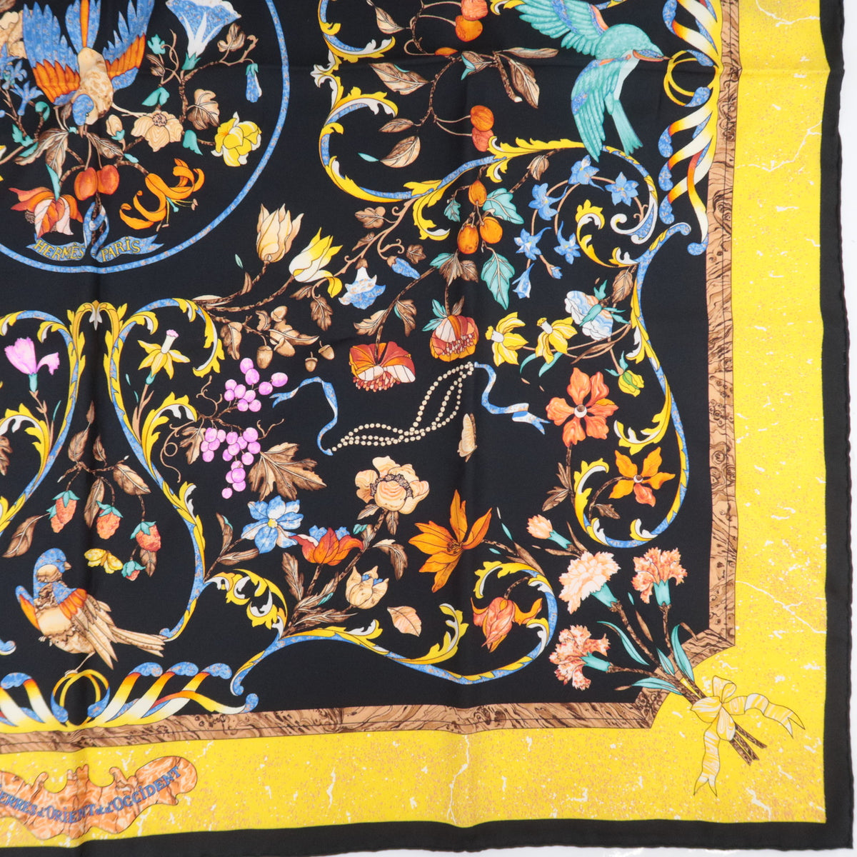 HERMES Carre 90 Scarf PiERRES d' ORIENT et d' OCCiDENT