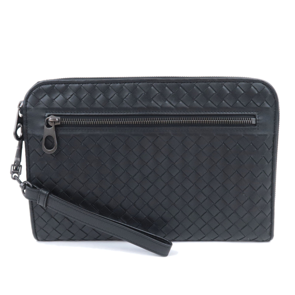 BOTTEGA VENETA Intrecciato Leather Clutch Bag93444
