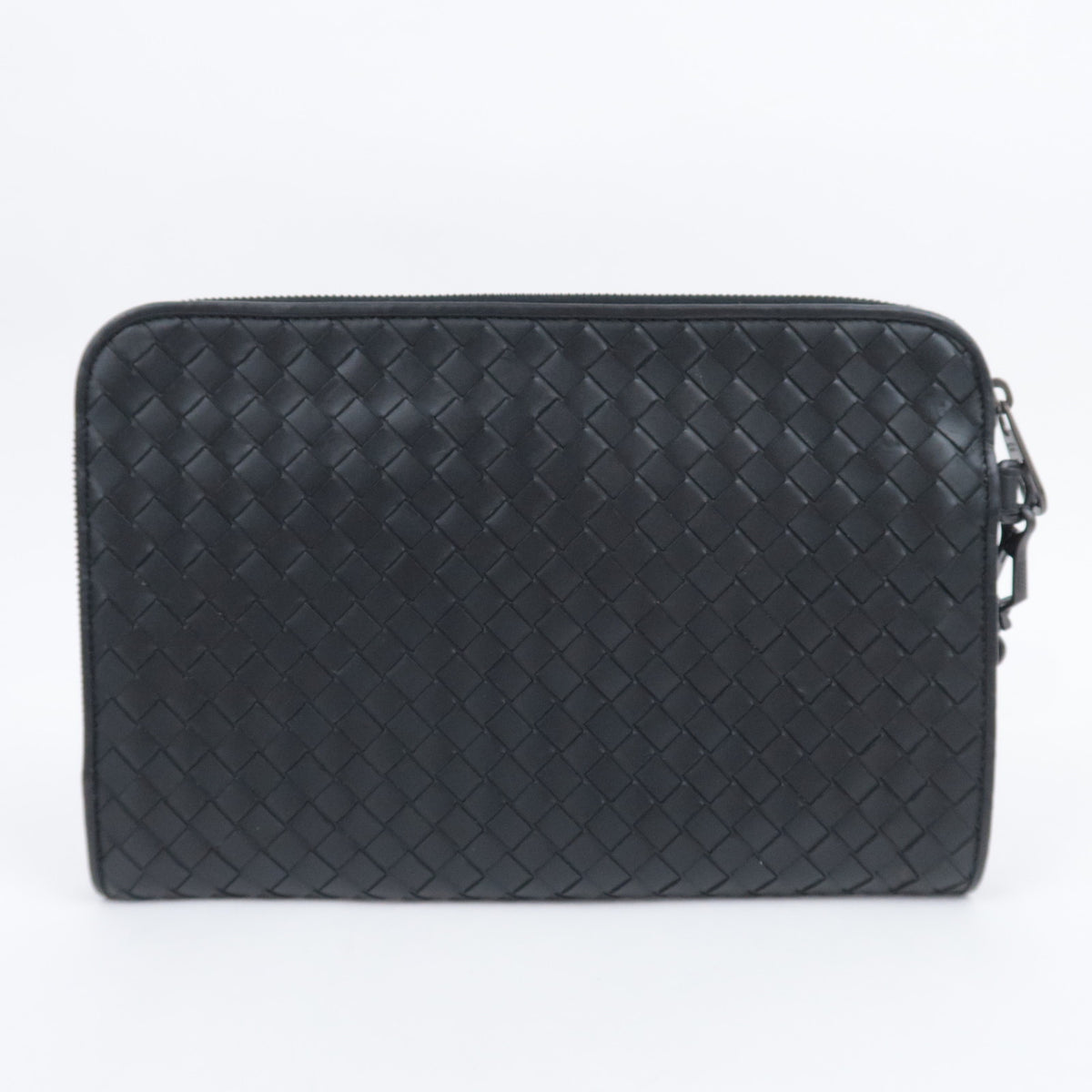 BOTTEGA VENETA Intrecciato Leather Clutch Bag