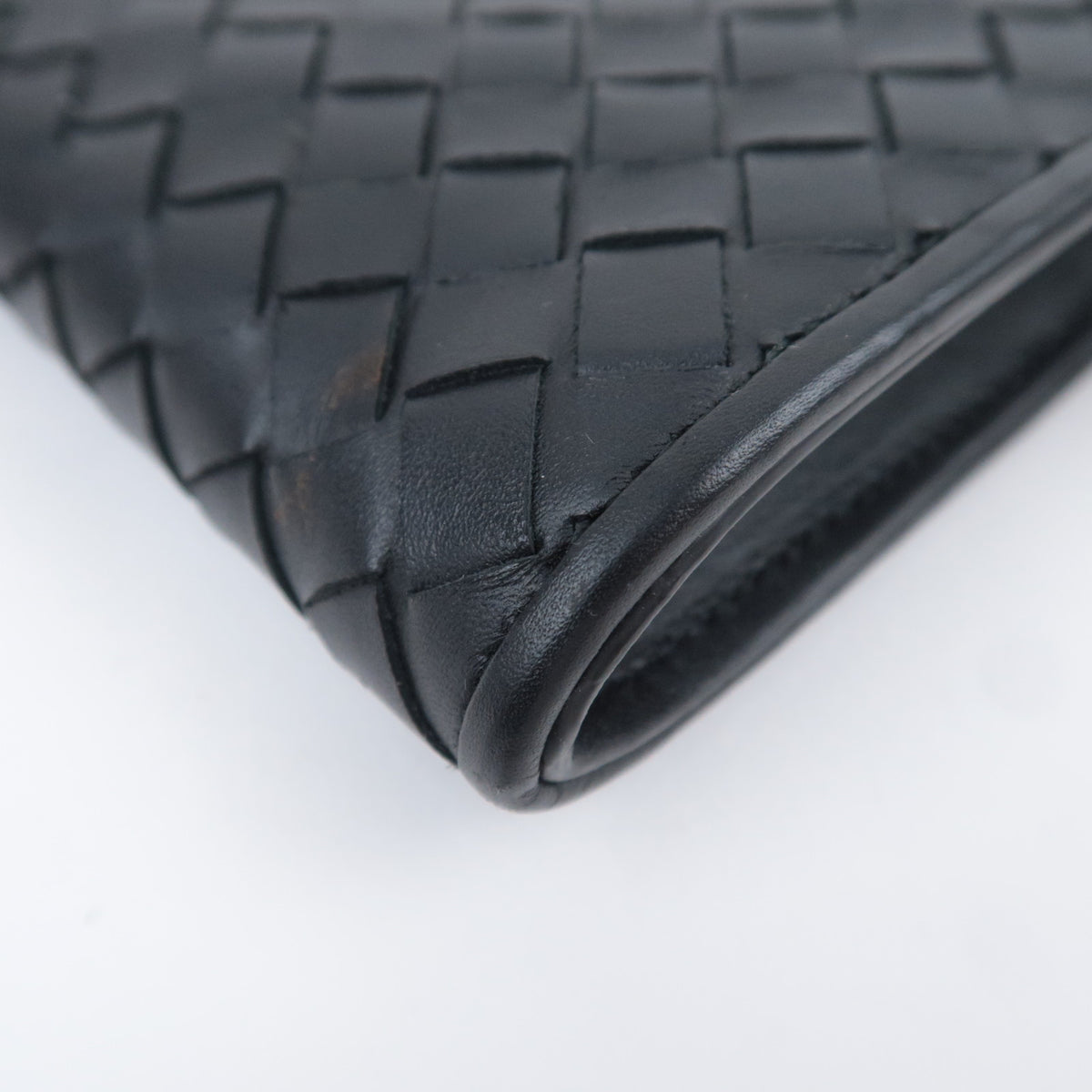 BOTTEGA VENETA Intrecciato Leather Clutch Bag