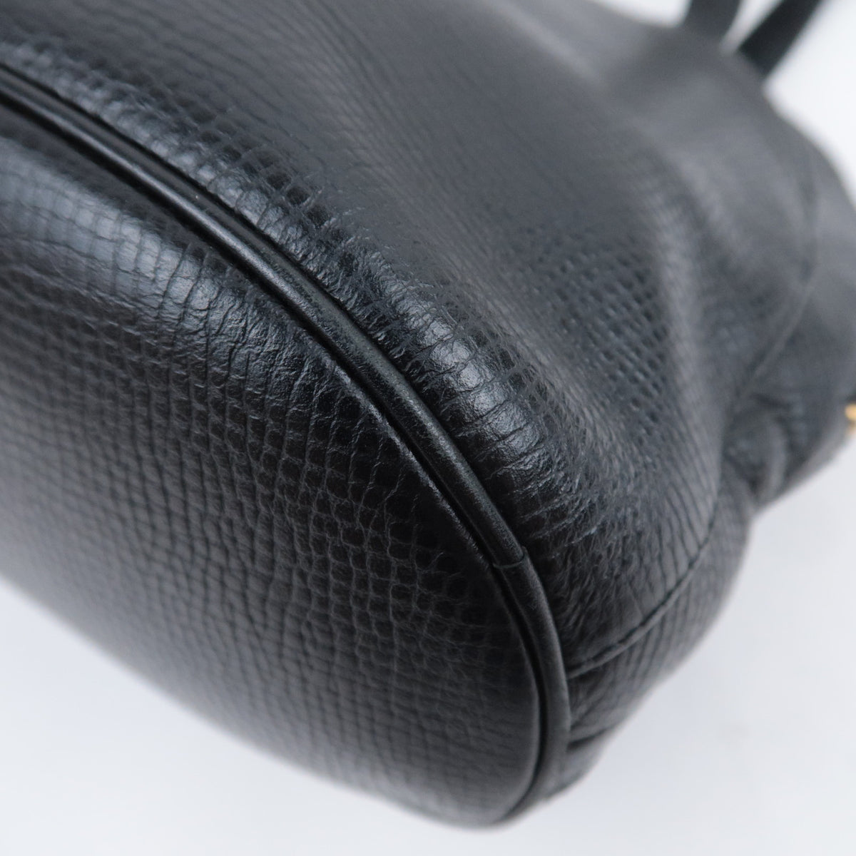 Christian Dior Oval Logo Leather Shoulder Bag