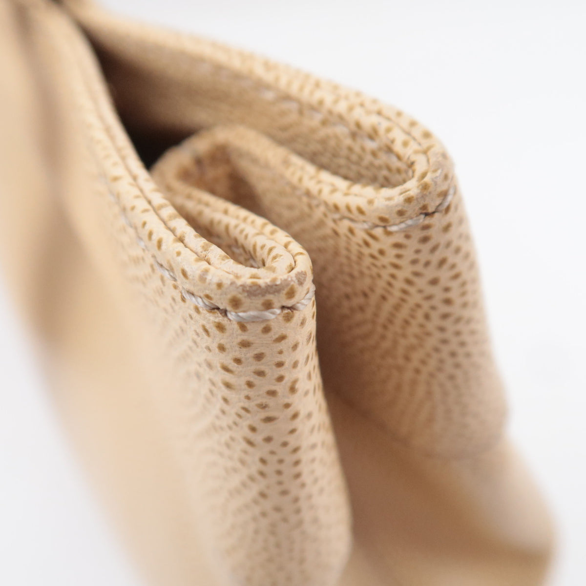 CHANEL Coco Mark Tote Bag Caviarskin Beige