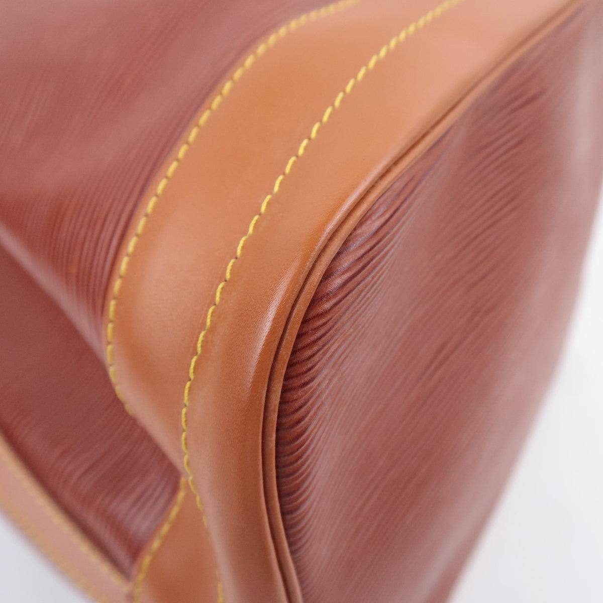 Louis Vuitton Epi Noe Two Tone Bag Kenya Brown / Zipang Gold M44028