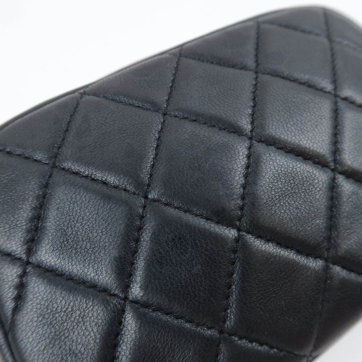 CHANEL Matelasse Mini Cosmetic Pouch Lambskin
