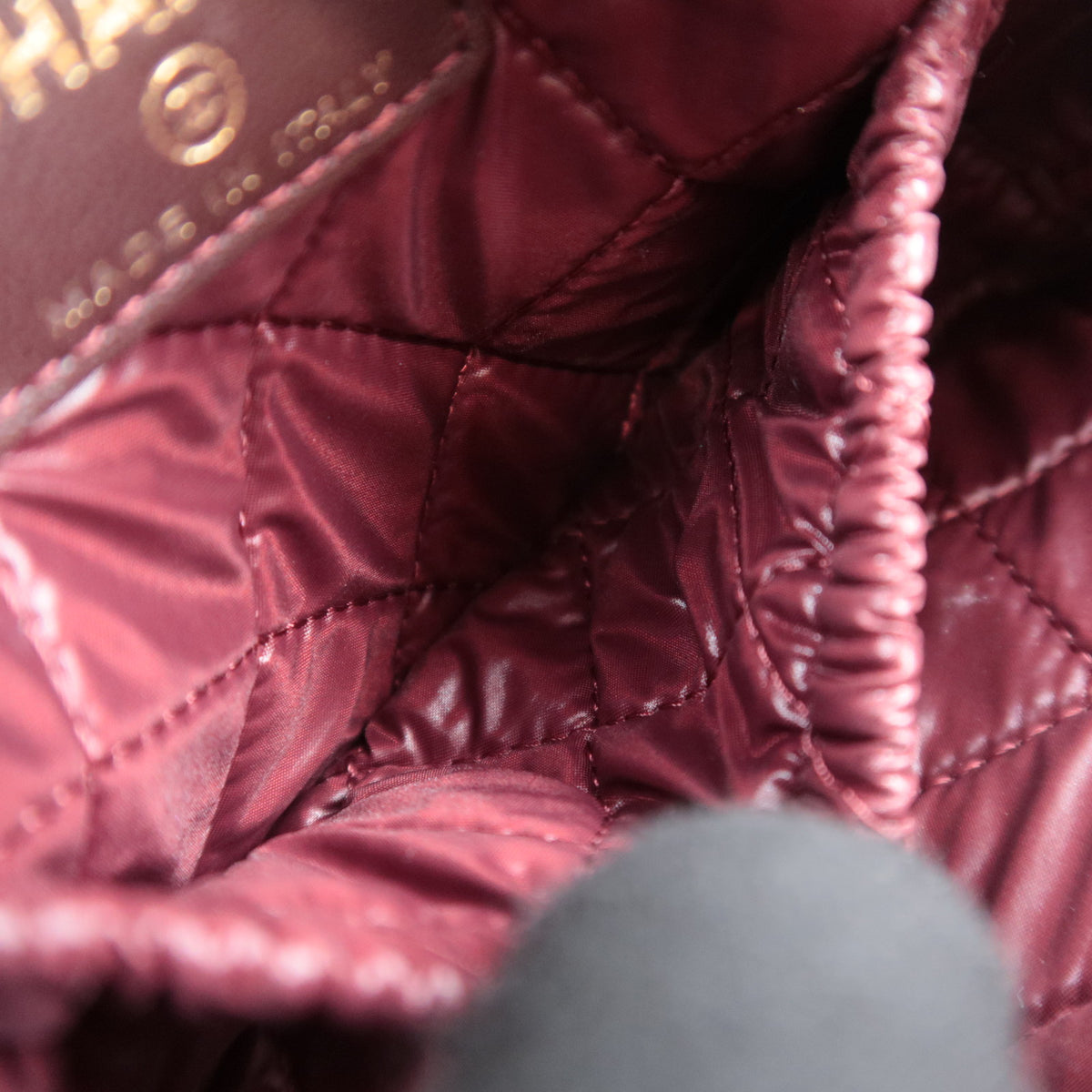 CHANEL Matelasse Mini Cosmetic Pouch Lambskin