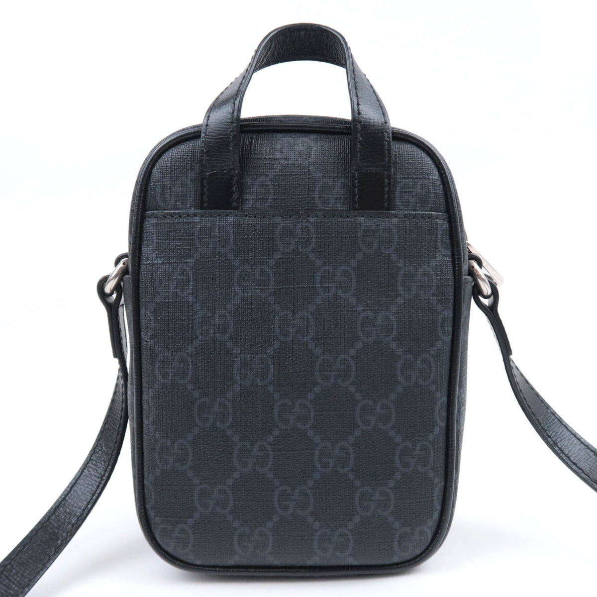 GUCCI Interlocking G GG Supreme Small Shoulder Bag 672952