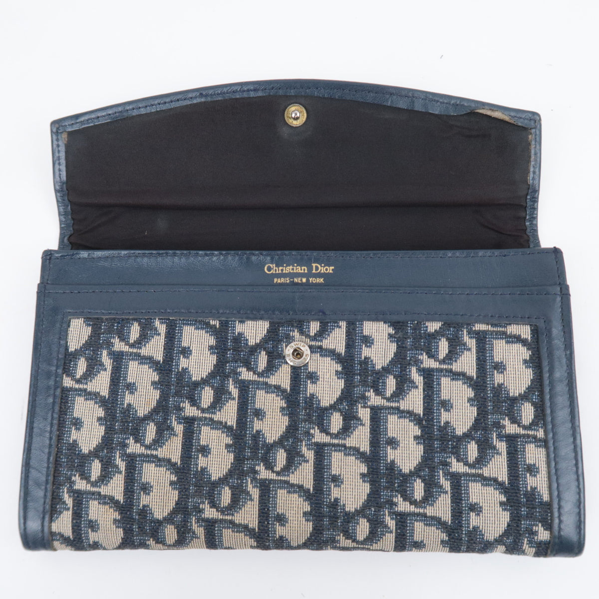 Christian Dior Trotter Canvas Bi-Fold Wallet