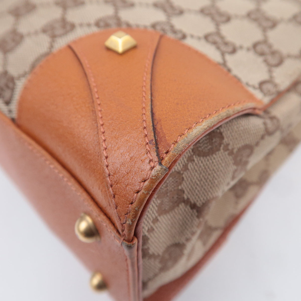 GUCCI GG Canvas Handbag 120895